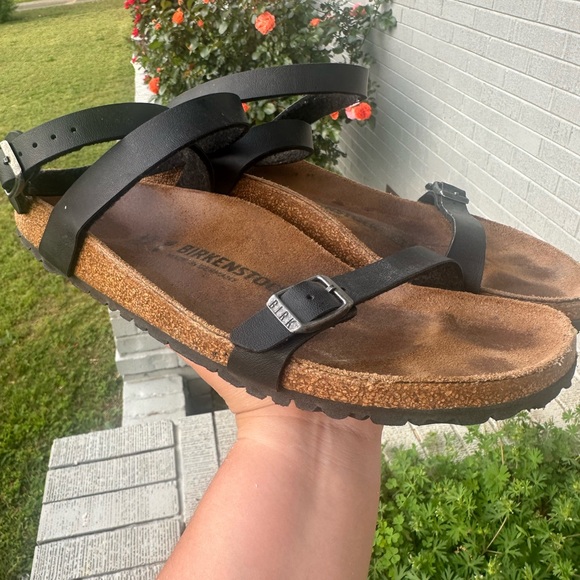 Birkenstock Dalao Black Ankle Strap Sandals 8.5 / 39 - Picture 5 of 9